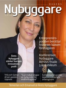 Omslaget på "Dagens nybbyggare", nr. 10, 2014.